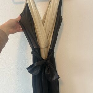 Brand New CHARLIE B Cream and Black Dress